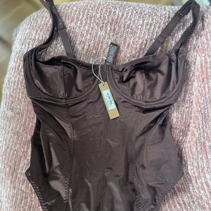 BRAND NEW SKIMS SATIN BODYSUIT (WITH TAGS)